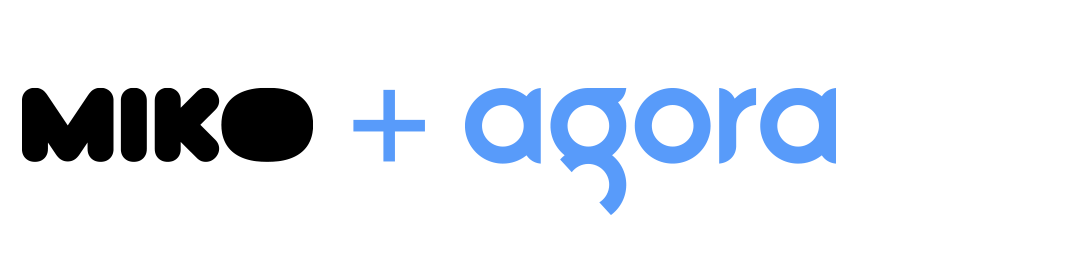 Miko + Agora logos
